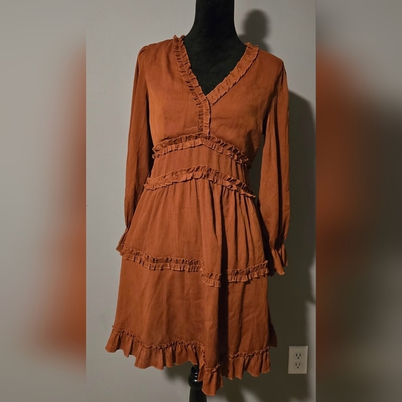 Dokotoo Womens Long Sleeve Open Back Mini #527 NWOT - Picture 2 of 11